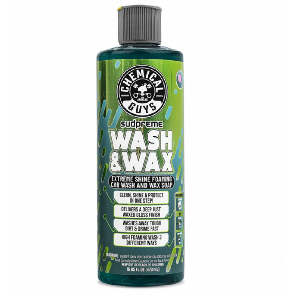 CHEMICAL GUYS Wash & Wax Car Shampoo with Gloss 473ml (CWS10216)