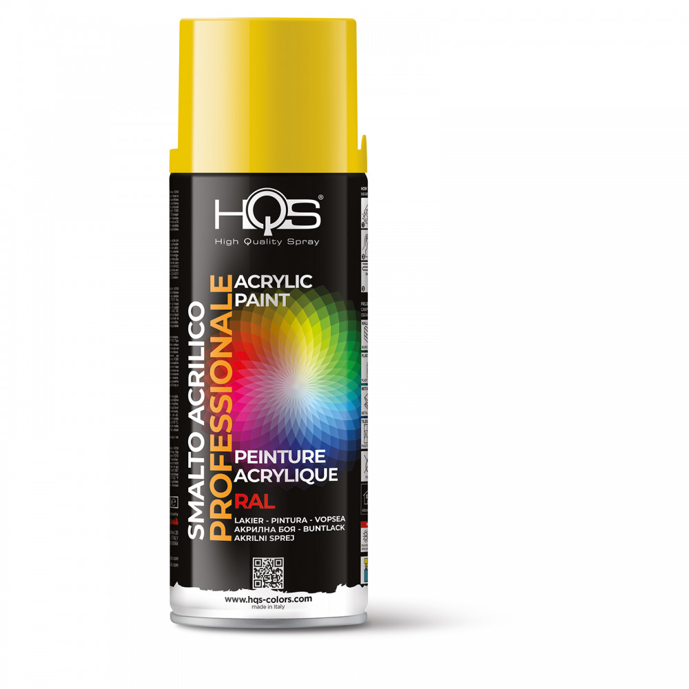 HQS SPRAY ΚΙΤΡΙΝΟ RAL 1023 400ml