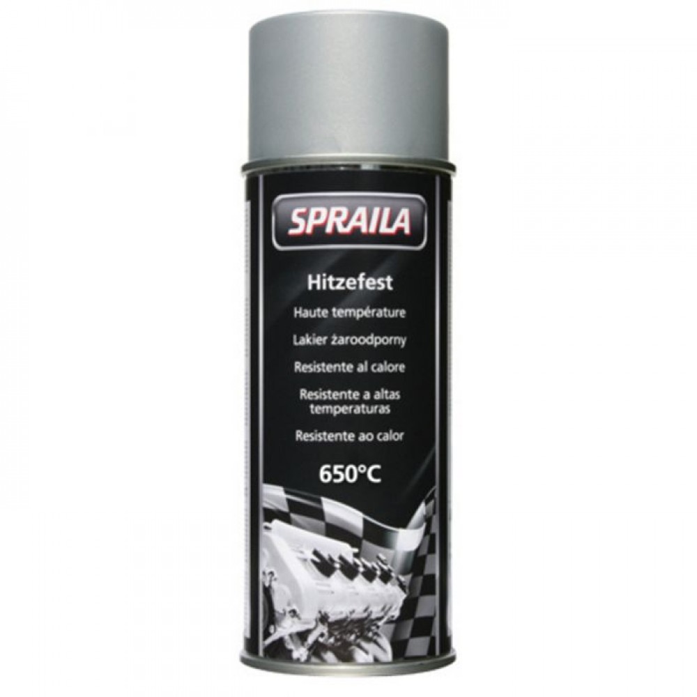SPRAILA ΘΕΡΜΟΚΡΑΣΙΑΣ SPRAY 400ML ΜΑΥΡΟ 650°C