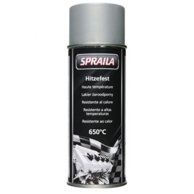 SPRAILA ΘΕΡΜΟΚΡΑΣΙΑΣ SPRAY 400ML ΜΑΥΡΟ 650°C
