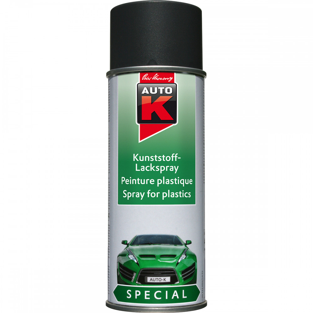 Auto K spray Βαφής για Πλαστικά Αυτοκινήτου Ανθρακί 400ml 