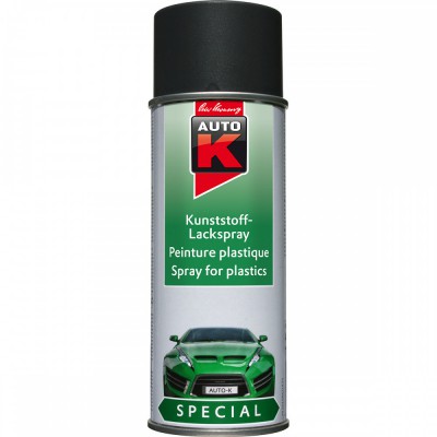 Auto K spray Βαφής για Πλαστικά Αυτοκινήτου Ανθρακί 400ml 