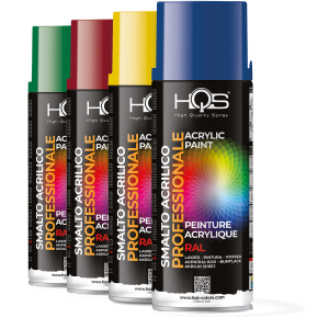 HQS SPRAY ΜΑΥΡΟ RAL 9005 400ml
