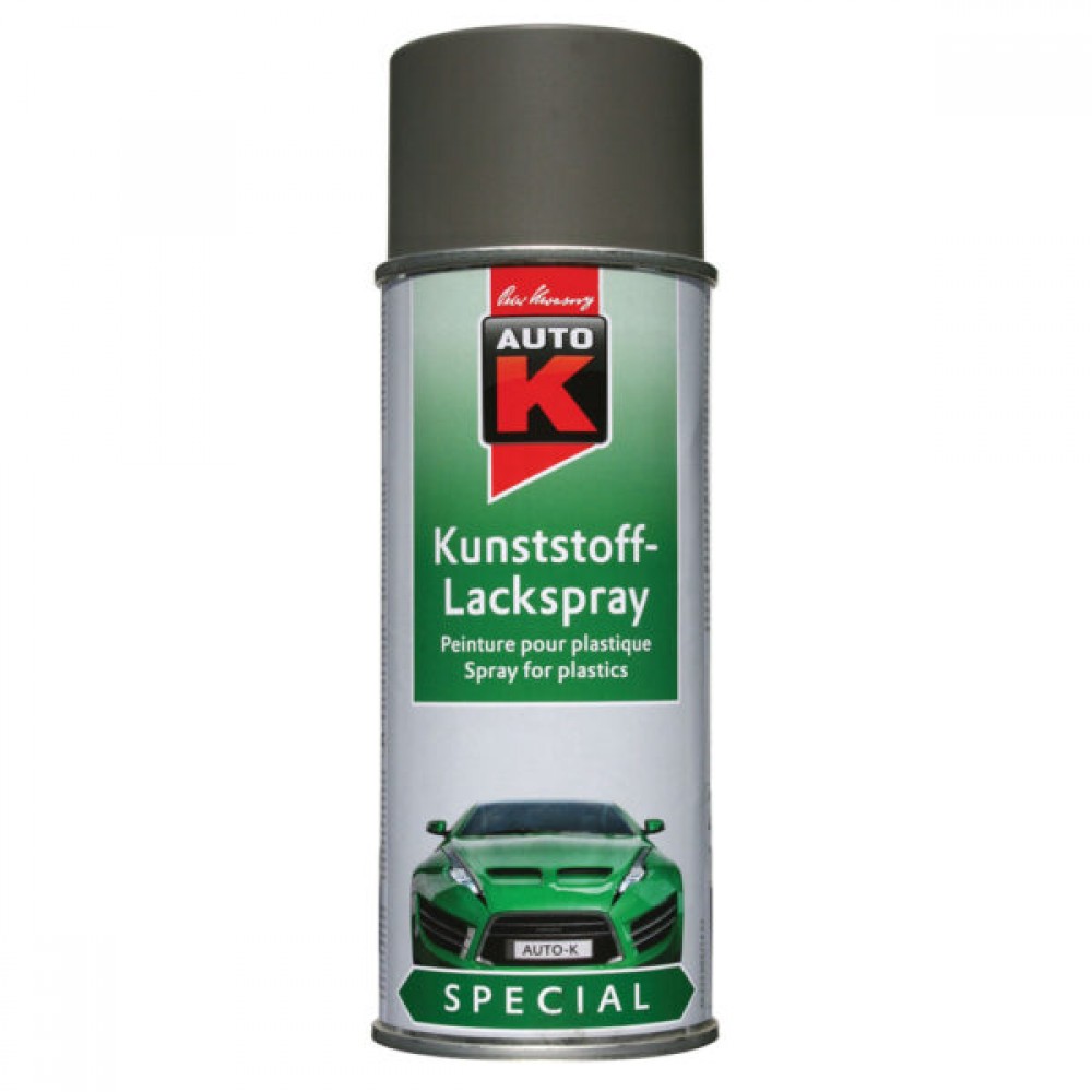Auto K spray Βαφής για Πλαστικά Αυτοκινήτου Γκρι 400ml 