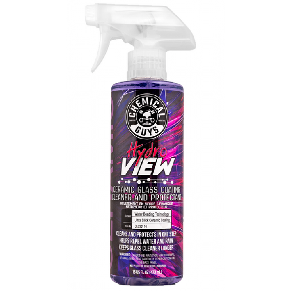 CHEMICAL GUYS HYDROVIEW Καθαριστικό & Κεραμική Επίστρωση για Τζάμια 473ml (CLD30116)
