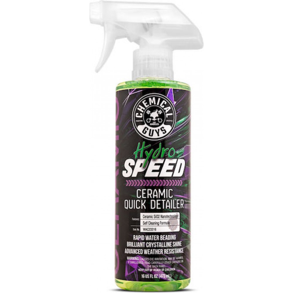 CHEMICAL GUYS HYDROSPEED CERAMIC QUICK DETAILER Κεραμική Επίστρωση 473ml (WAC23316)